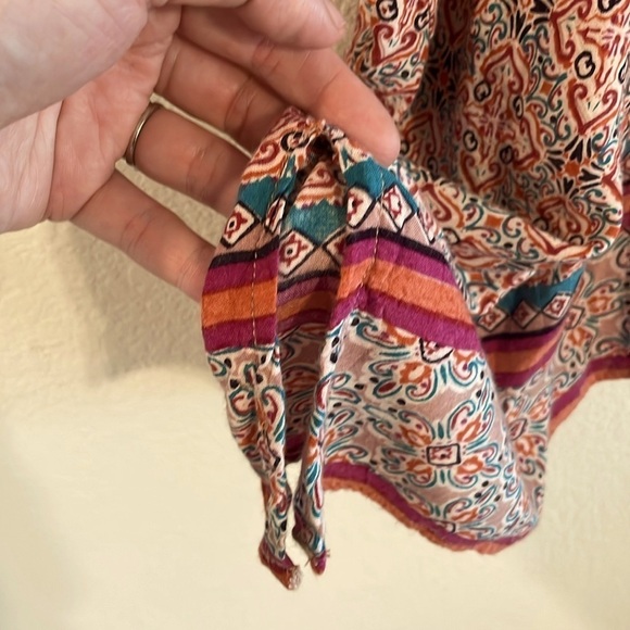 Angie Women Kimono Cardigan Large Pink Longline Floral Coastal Grandma Bohemian - Picture 8 of 13